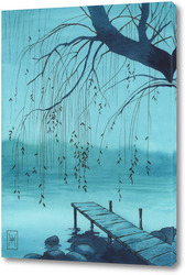   Картина Акварель "Ива"