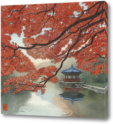   Картина Акварель "Корея"