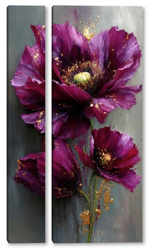 Модульная картина Маки