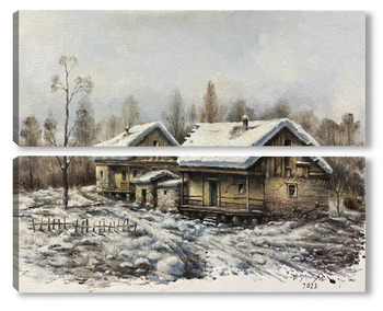 Модульная картина Зима