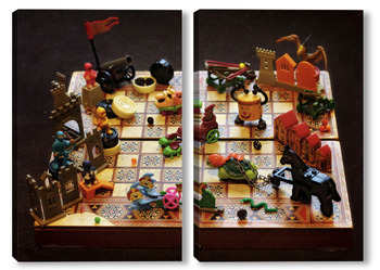 Модульная картина Шахматная доска   