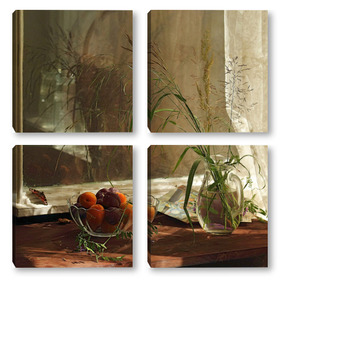 Модульная картина У раскрытого окна