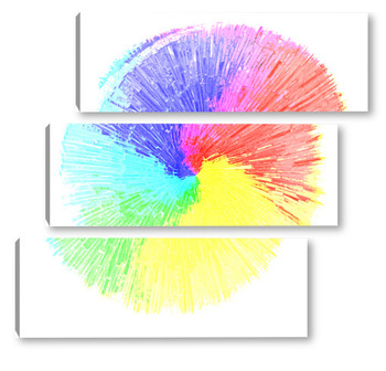 Модульная картина Рождение белого