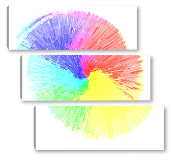 Модульная картина Рождение белого