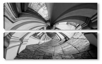 Модульная картина Переход в зазеркалье