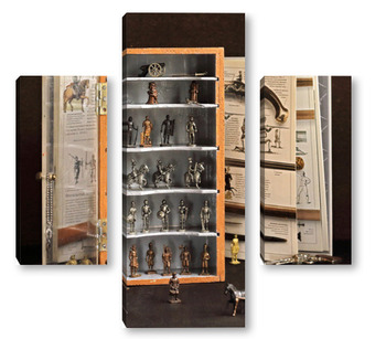 Модульная картина Коллекция солдатиков