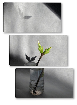 Модульная картина Приближение весны