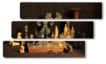 Модульная картина Игра. Две королевы.