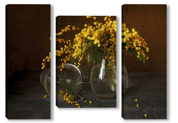 Модульная картина Мимоза