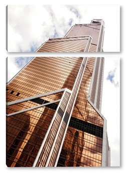 Модульная картина Москва-Сити