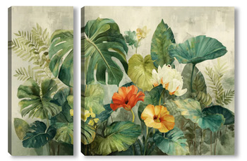 Модульная картина Экзотические тропики