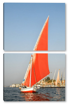 Модульная картина Алые паруса