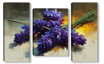 Модульная картина Лаванда