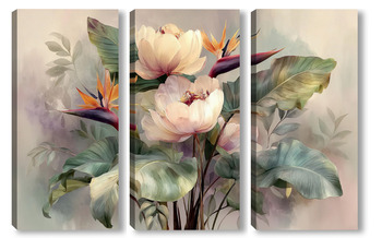 Модульная картина Экзотический микс