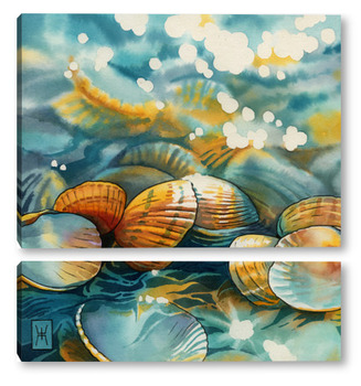  Акварель "Маяк"